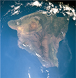 Hawaii Island as seen from space