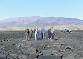 Photo of Hawaii Space Tours stop on lava fields